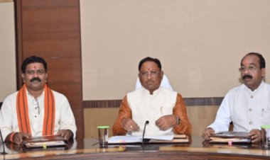 केबिनेट बैठक के बाद मिडिया को सम्बोधित करते हुए डिप्टी सीएम श्री अरुण