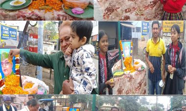 स्वतंत्रता संग्राम सेनानी नेताजी सुभाषचन्द्र बोस के जंयती पर