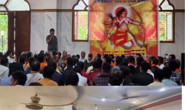 हिन्दू नववर्ष धूमधाम से मानने को लेकर बैठक सम्पन्न।* आज हिंदू नव वर्ष आयोजन समिति के द्वारा आहूत की गई महाबैठक हुई संपन  समाजिक संगठन, नगर की सभी धार्मिक मठ मंदिरों से जुड़े लोग माता बहने युवा साथी नगर के प्रबुद्ध जन  सभी सम्मिलित हुए