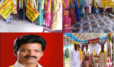 महासमुंद जिले में गोगपा के प्रत्याशी के चुनावी प्रचार प्रसार जोरों पर