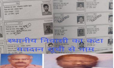 बडा खुलासा रायपुर में स्थानीय निवासियों की मतदाता सूची से नाम हो रहा गायब, किसी बड़ी साज़िश की ओर इशारा