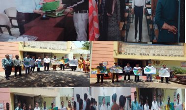 पं रामसखा उपाध्याय महाविद्यालय में धूमधाम से मनाया गया विश्व पृथ्वी दिवस