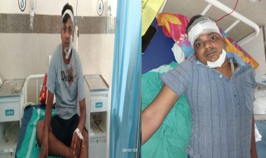 पत्रकार पर असामाजिक तत्व ने किया जान लेवा हमला   पत्रकार को सच का आइना दिखाना पड़ा महंगा 