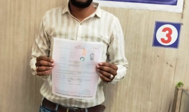 सुशासन तिहार का असरः आवेदनों पर कार्रवाई शुरू   आवेदन करने पर बना श्री नरोत्तम साहू का ड्राईविंग लाइसेंस