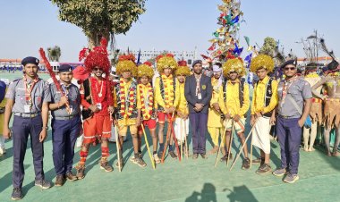 प्रथम राष्ट्रीय रोवर–रेंजर जंबूरी में जिले की राऊत नृत्य झांकी ने बटोरी विशेष प्रशंसा