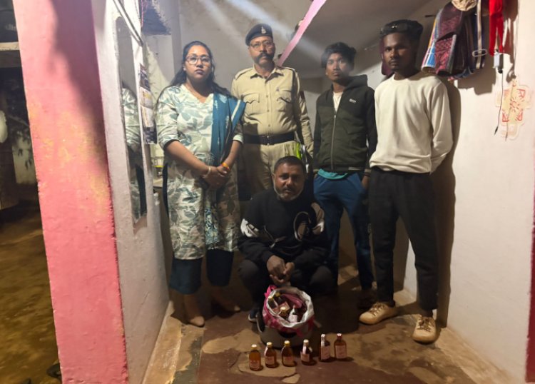 आबकारी विभाग की कार्रवाई: अवैध मदिरा के साथ एक आरोपी गिरफ्तार, 8.10 बल्क लीटर शराब जब्त
